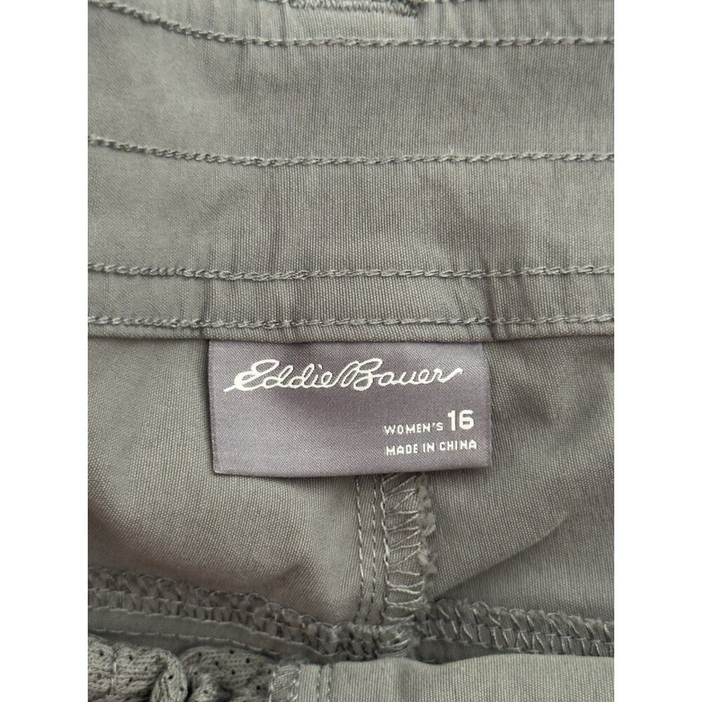 Eddie Bauer Women’s Summer Trail Cargo Shorts Stretch Hiking Outdoors NWOT 16 - Picture 4 of 8
